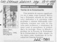 Teorías de la comunicación  [artículo].