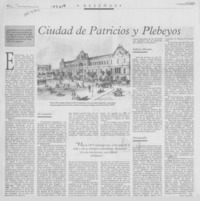 Ciudad de patricios y plebeyos