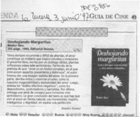 Deshojando margaritas  [artículo] Andrés Gómez.