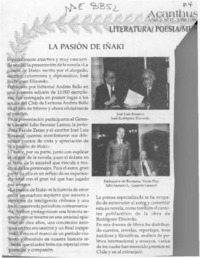 La Pasión de Iñaki  [artículo].