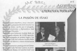 La Pasión de Iñaki  [artículo].