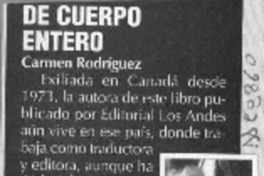 De cuerpo entero  [artículo].