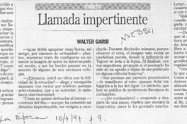 Llamada impertinente