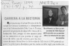 Carrera a la rectoría  [artículo].