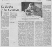 De Rokha y las comidas