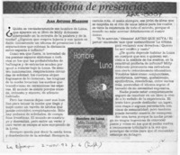 Un idioma de presencias