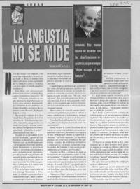 La angustia no se mide