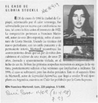 El Caso de Gloria Stockle  [artículo].