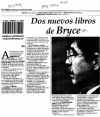 Dos nuevos libros de Bryce  [artículo].