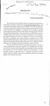 Introducción  [artículo] Corina Rosenfeld.