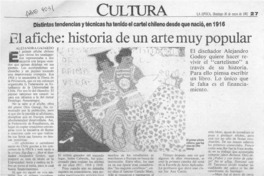 El afiche, historia de un arte muy popular
