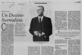 Un destino surrealista  [artículo] Enrique Campos Menéndez.