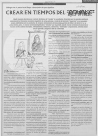 Crear en tiempos del "remake"