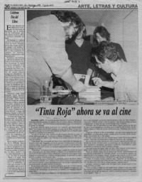 "Tinta roja" ahora se va al cine  [artículo].