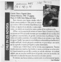 Chile en los noventa  [artículo] Luis Moulian.