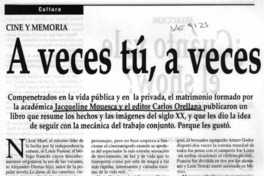 A veces tú, a veces yo  [artículo] Carolina Robino Z.