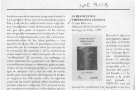 La Revolución empresarial chilena  [artículo].