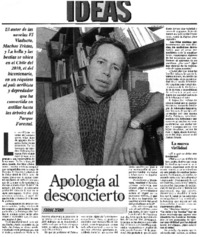 Apología al desconcierto