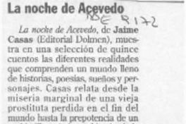 La Noche de Acevedo  [artículo].