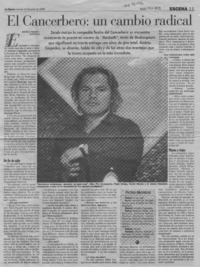 El cancerbero, un cambio radical  [artículo] Rocío Lineros.