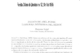 Daimón de Abel Posse, la figura invertida del héroe