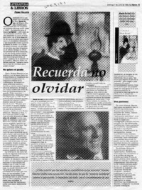 Recuerda no olvidar  [artículo] Pedro Vallette.