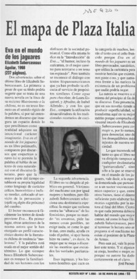 El mapa de Plaza Italia  [artículo] José Promis.