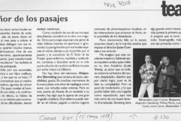 El Señor de los pasajes  [artículo].