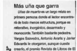 Más uña que garra  [artículo] T. Ch.