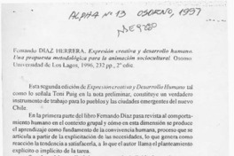 Expresión creativa y desarrollo humano