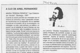 A ojo de Ariel Fernández  [artículo] Ariel Fernández.