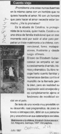 Cuento viejo  [artículo].