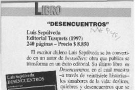 "Desencuentros"  [artículo].