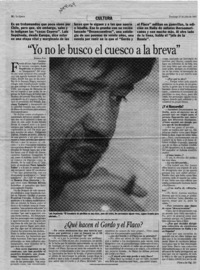 "Yo no le busco el cuesco a la breva"  [artículo] Ximena Poo.