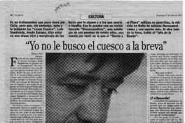 "Yo no le busco el cuesco a la breva"  [artículo] Ximena Poo.