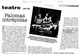 Palomas intrépidas  [artículo] As.