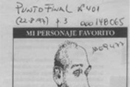 Mi personaje favorito  [artículo] Pérez.