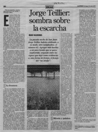 Jorge Teillier, sombra sobre la escarcha  [artículo] Mario Vildósola.