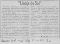 "Linaje de sal"