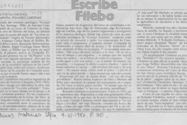 Dos poetas chilenos, Antonio Campaña, Rolando Cárdenas