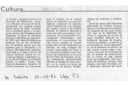 Forjador de cultura  [artículo] Arturo Semper.