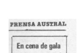 En cena de gala amigos despedirán a Enrique Campos  [artículo].