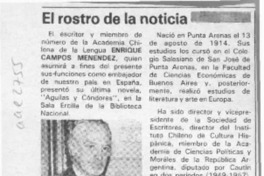 El Rostro de la noticia  [artículo].