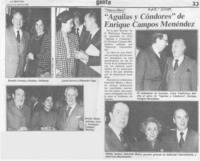 "Aguilas y cóndores" de Enrique Campos Menéndez  [artículo].