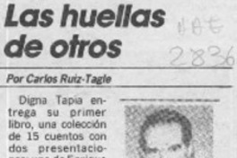 Las huellas de otros