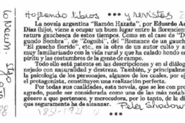 Hojeando libros y revistas  [artículo] Peter Shadow.