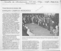 Enrique Campos Menéndez  [artículo].