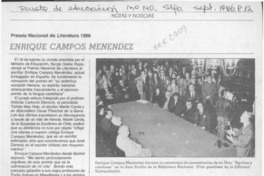 Enrique Campos Menéndez  [artículo].