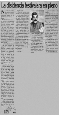 La disidencia festivalera en pleno