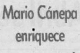 Mario Cánepa enriquece museo teatral